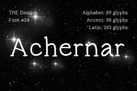 Achernar: Quirky Serif Fonts for Handmade Creators