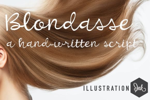 Blondasse: Quirky Handwritten Font for Script Amp