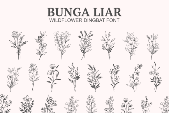 Bunga Liar: Fonts with a Natural Touch