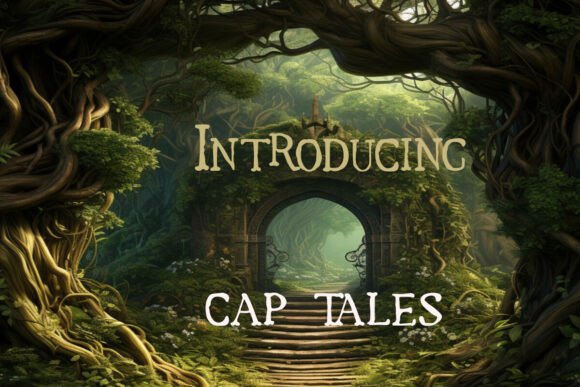 Cap Tales: A Versatile Serif Font for Digital Sellers