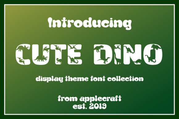 Cute Dino: Fonts for Playful Branding