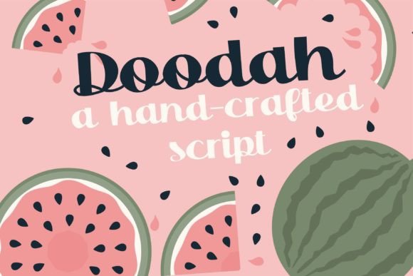 Doodah: Quirky Handwritten Font for Script Amp