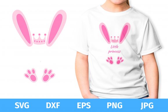 Easter Bunny Ears and Feet Graphics