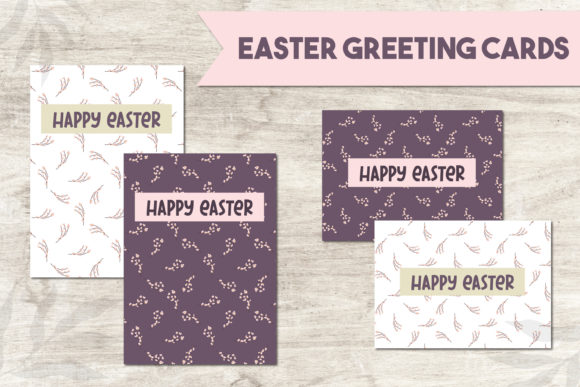 Easter Greeting Card Easter Template Graphics