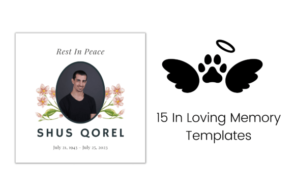 For Dad Loving Memory Template Graphics