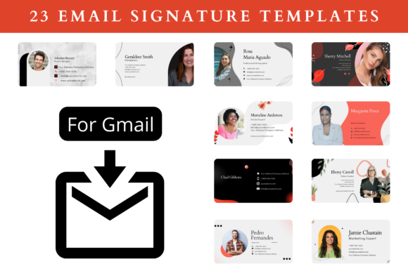 Gmail Signature Templates: Premium Graphics for Branding