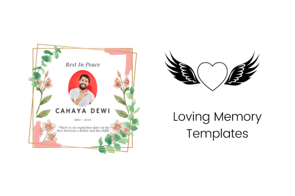 In Loving Memory Template for Dad