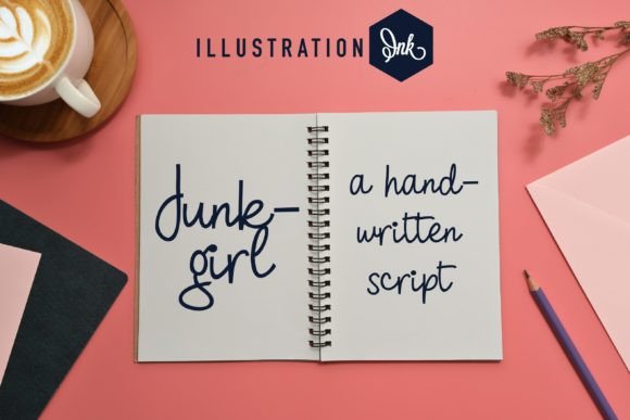 Junkgirl: Quirky Handwritten Font for Script Amp Branding