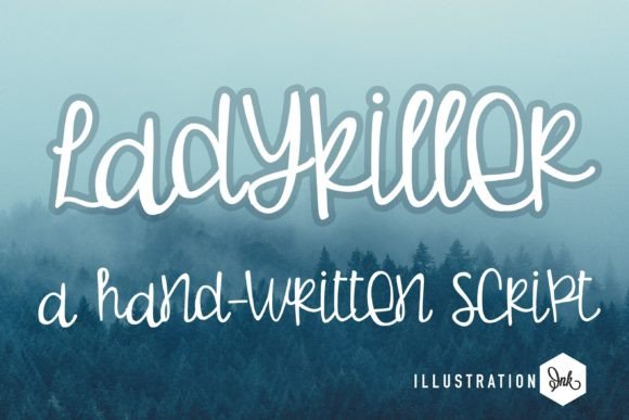 Ladykiller: Quirky Handwritten Font for Script Amp