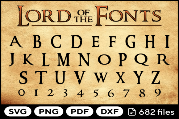 Lord Font: Graphics and Crafts Made Simple