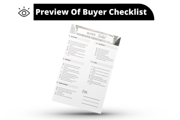 Real Estate Buyer Checklist Template Graphics