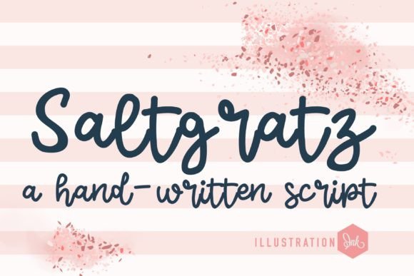 Saltgratz: Quirky Handwritten Font for Script Amp