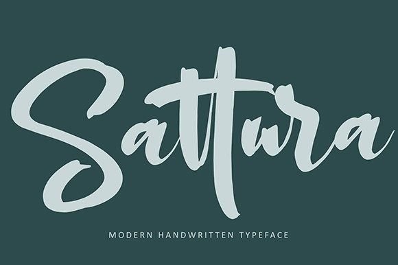 Sattura: Quirky Handwritten Font for Script Amp