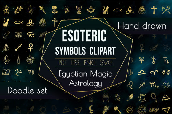 Spiritual Sacred Magic Elements Graphics