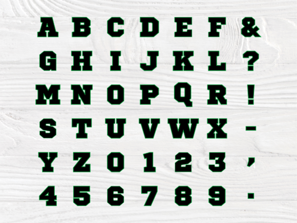 Sport Font, Varsity Font: Graphics & Crafts
