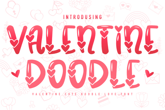 Valentine Doodle: A Cute Display Font for Creative Projects